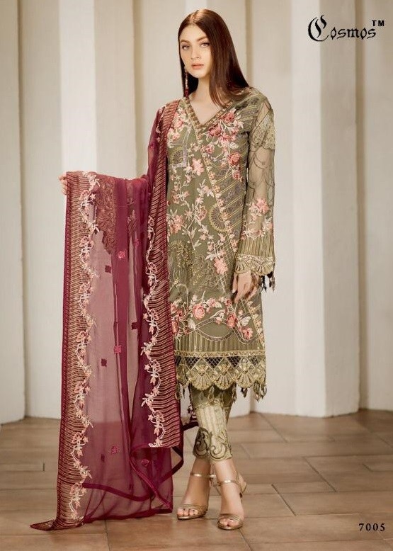 COSMOS AAYRA VOL 7 7005 TOP BRANDED PAKISTANI SUITS WITH PRICE