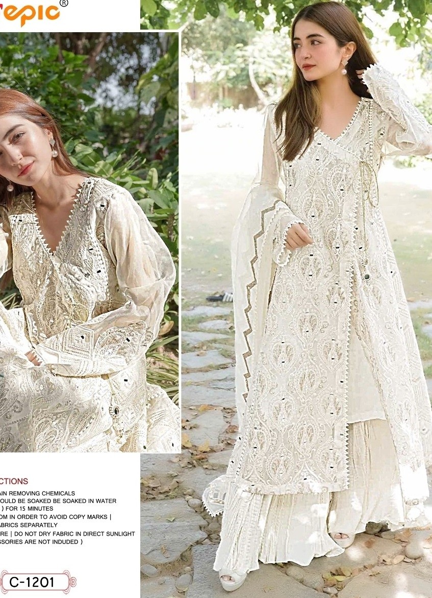 FEPIC ROSEMEEN C 1201 BRANDED PAKISTANI SUITS