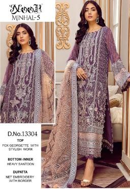 NOOR MINHAL VOL 5 13304 PREMIUM COLLECTION PAKISTANI DRESS