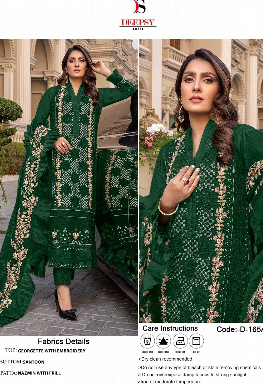 DEEPSY SUITS D 165A PAKISTANI SUITS NEW COLLECTION