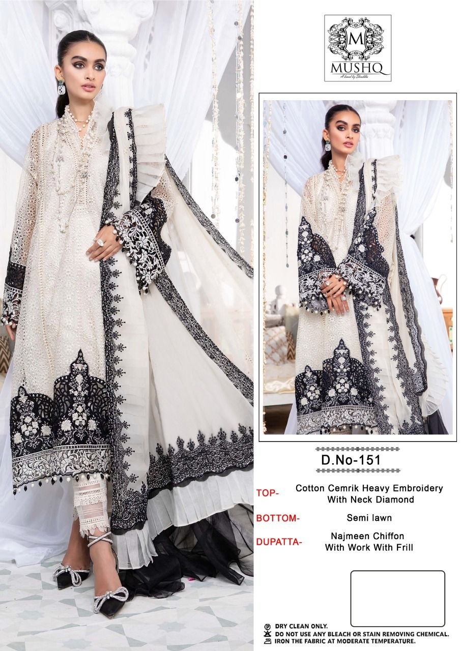 MUSHQ 151 SHRADDHA DESIGNER PAKISTANI SUITS WHOLESALER