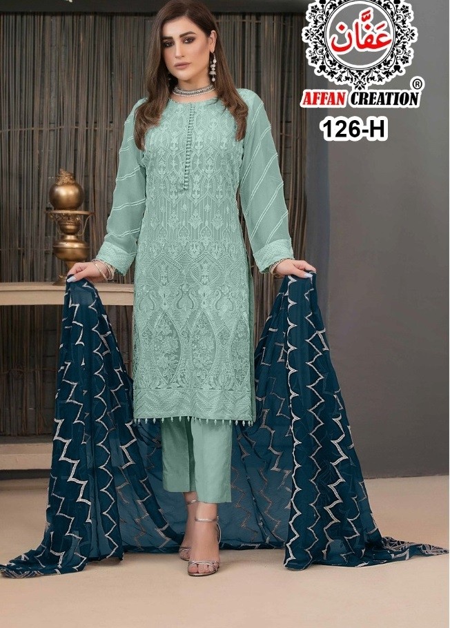 AFFAN CREATION 126 H PAKISTANI DRESS ONILINE SHOP BY SURAT