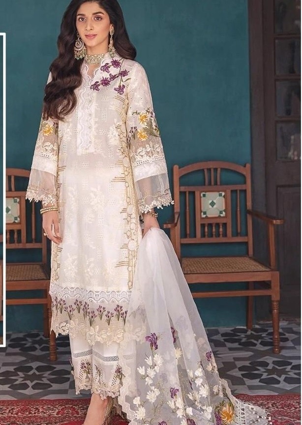 FEPIC ROSEMEEN 46019 WHITE WHOLESALER PAKISTANI SUITS