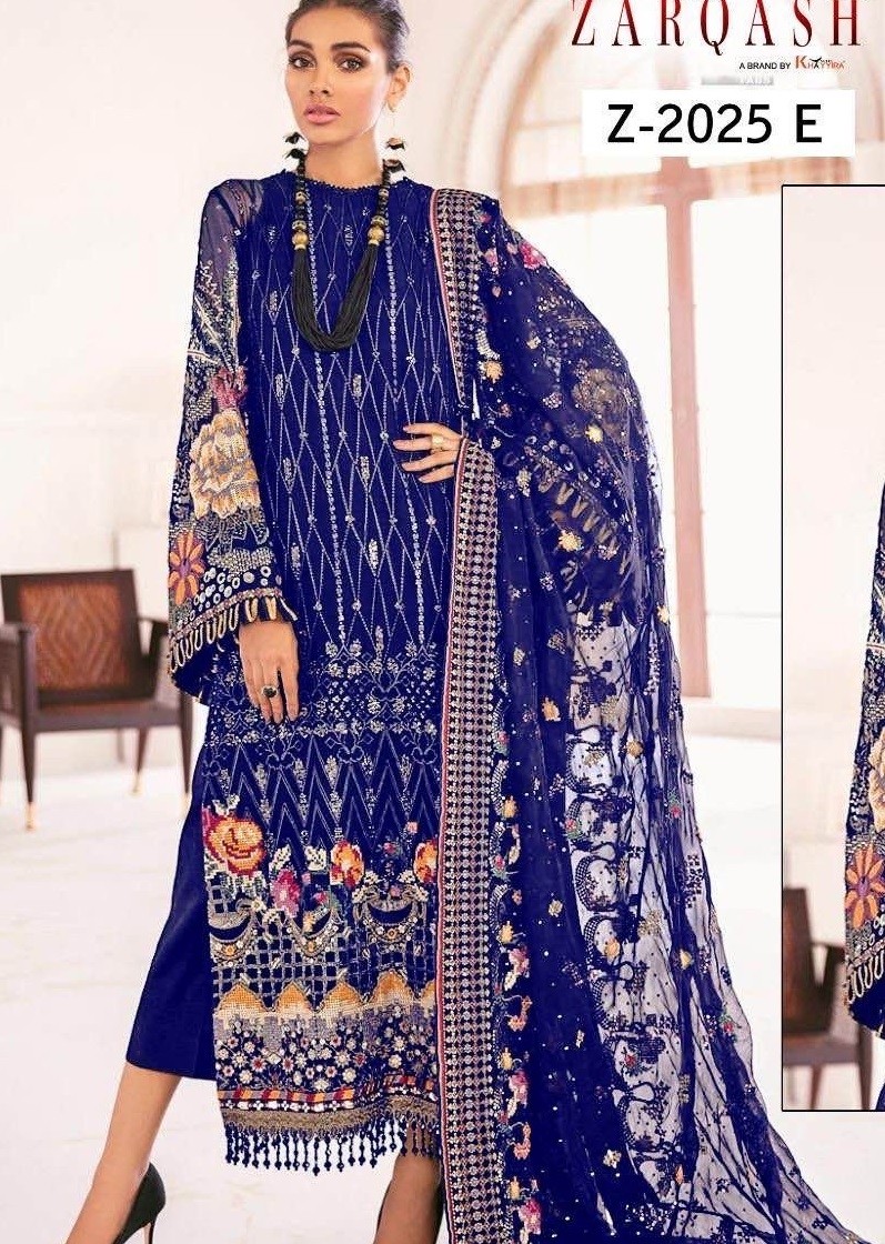 ZARAQASH CHANTELLE Z 2025 E BLUE WHOLESALE BY ONLINE SURAT