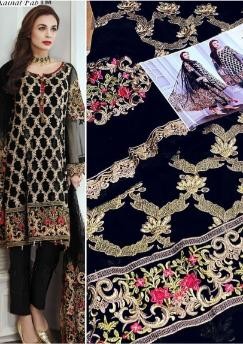 KAINAT FAB BARAGUE BLACK DRESS SALWAR KAMEEZ WHOLESALE