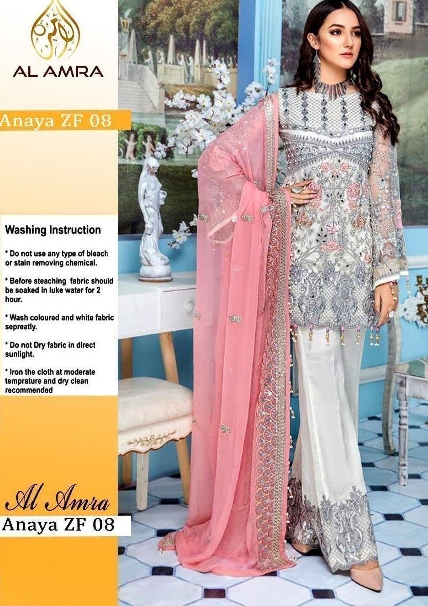 AL AMRA ANAYA ZF 08 PAKISTANI SUITS RESTOCK READY