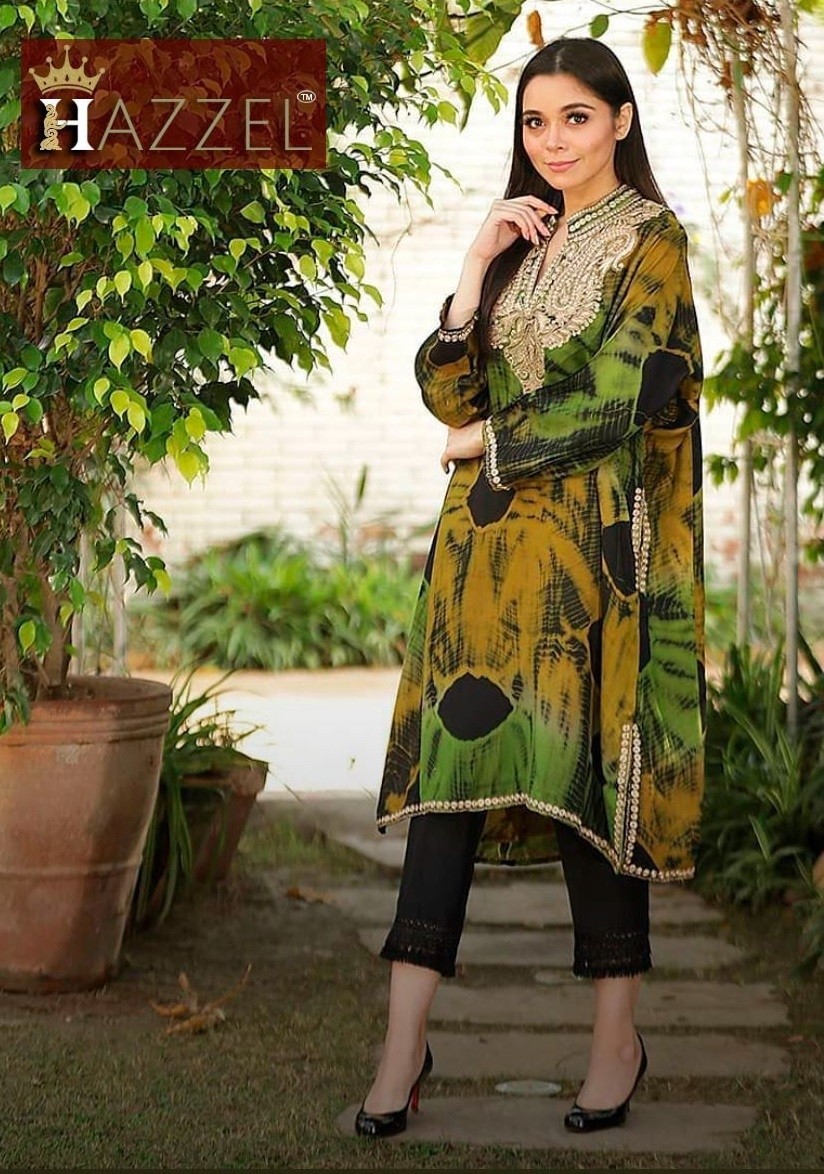 HAZZEL READYMADE VOL 1 H 104 LATEST COLLECTION PAKISTANI SUITS