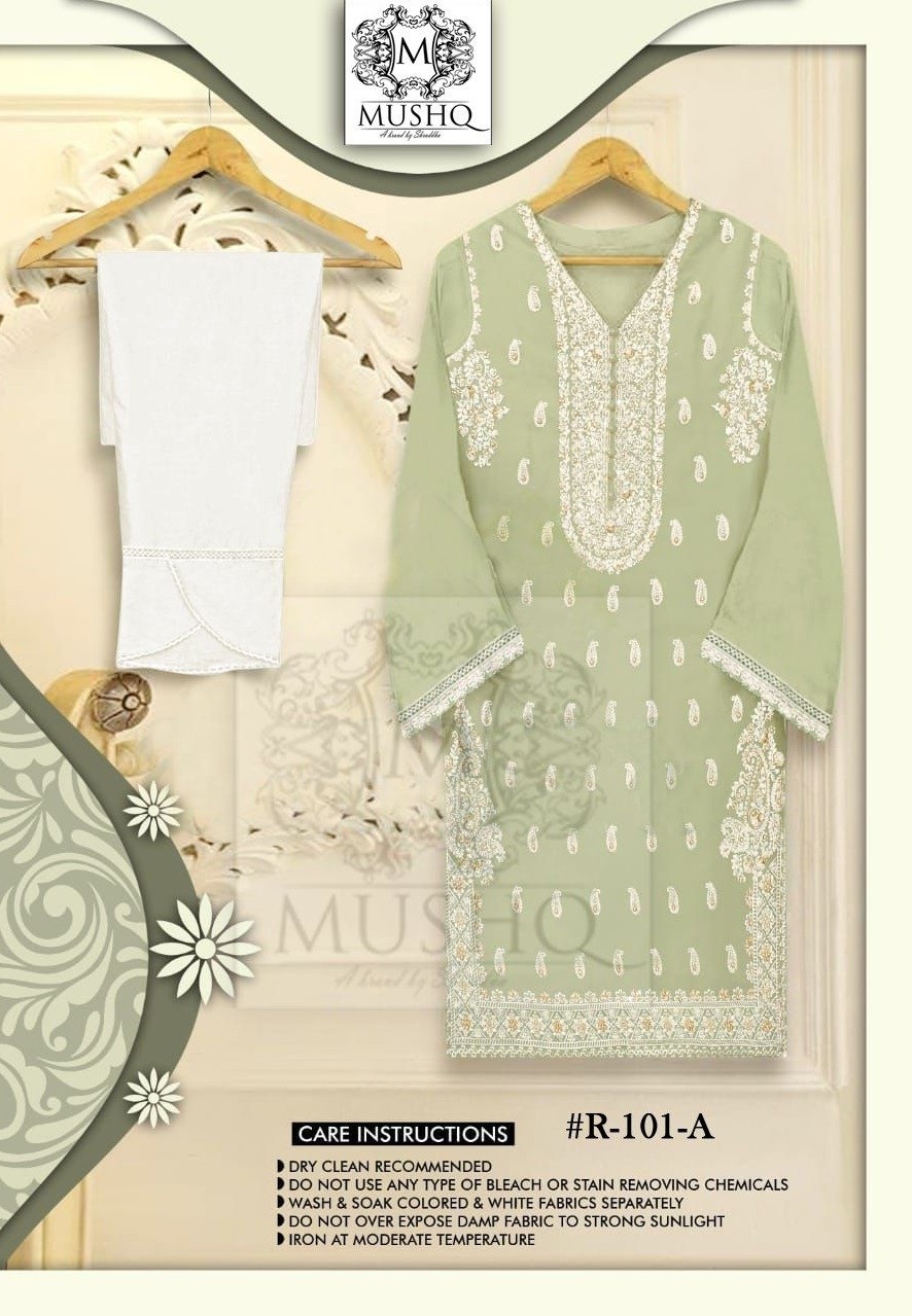 MUSHQ BY SHRADDHA M 101A TO 101D READYMADE COLLECTION SINGLE BY SURAT