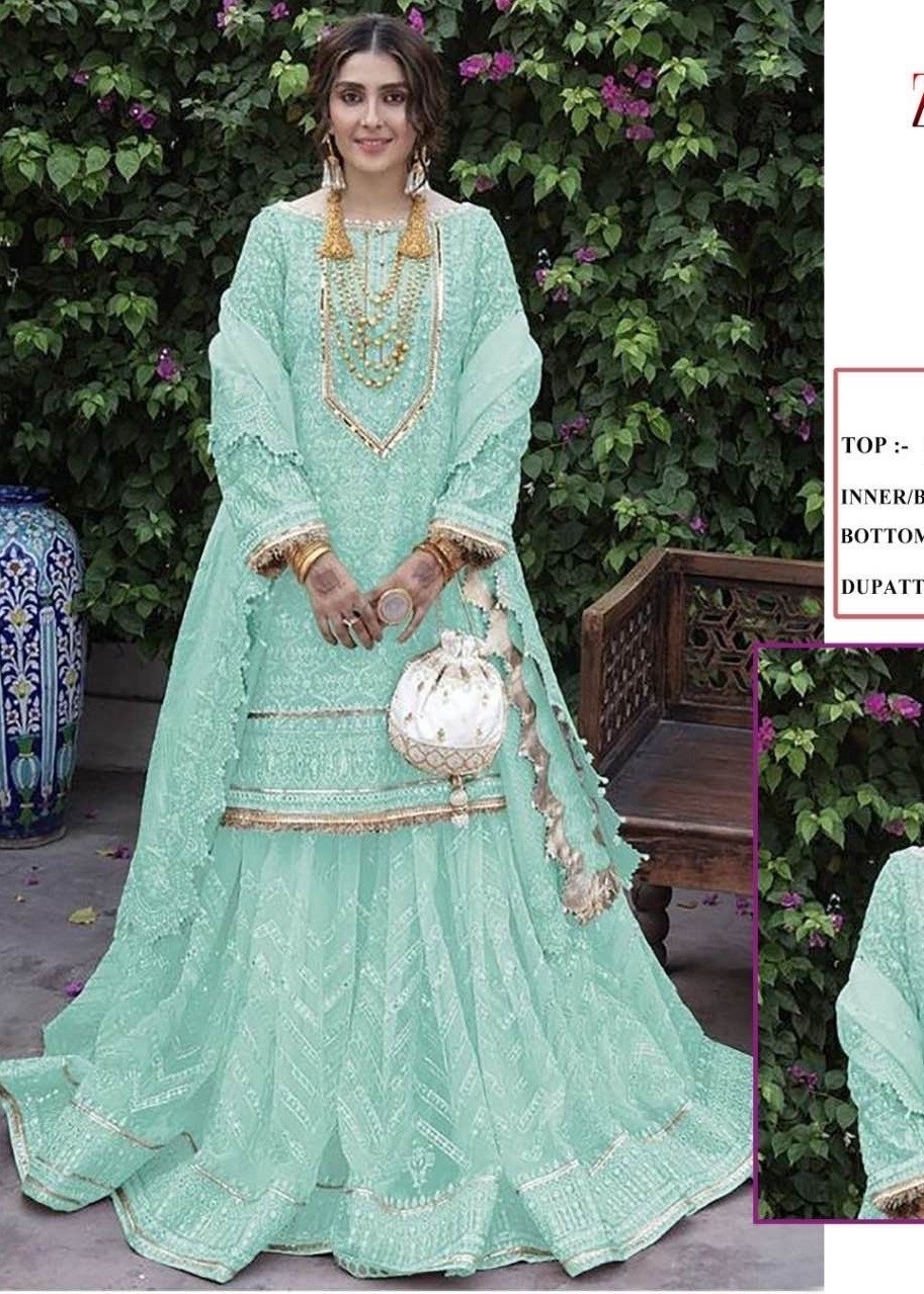 ZARQASH Z 2119 E RAMSHA HITS VOL 7 SALWAR SUITS SINGLE WITH PRICE