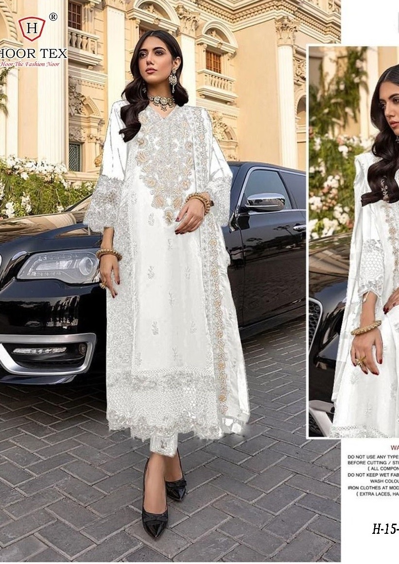 HOOR TEX H 15 D WHOLESALER PAKISTANI SUITS ONLINE SHOPPING