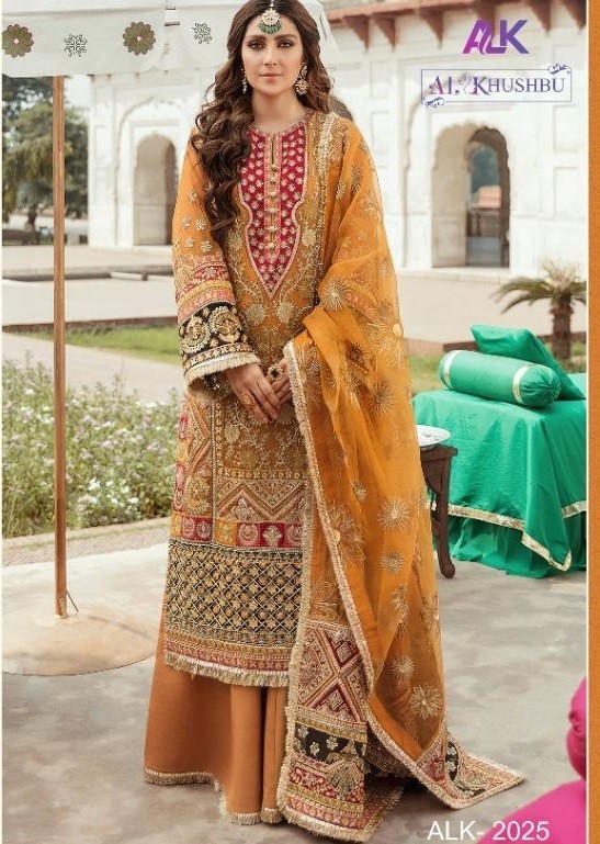 AL KHUSHBU GISELE ALK 2025 PAKISTANI SUITS DEALER