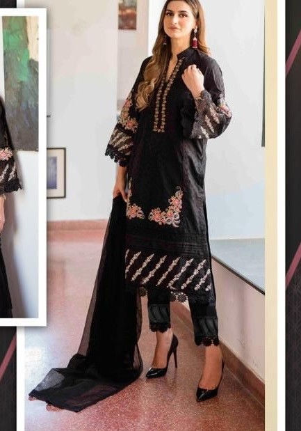 LAXURIA TRENDZ 1196 BLACK LATEST KURTIS IN SURAT