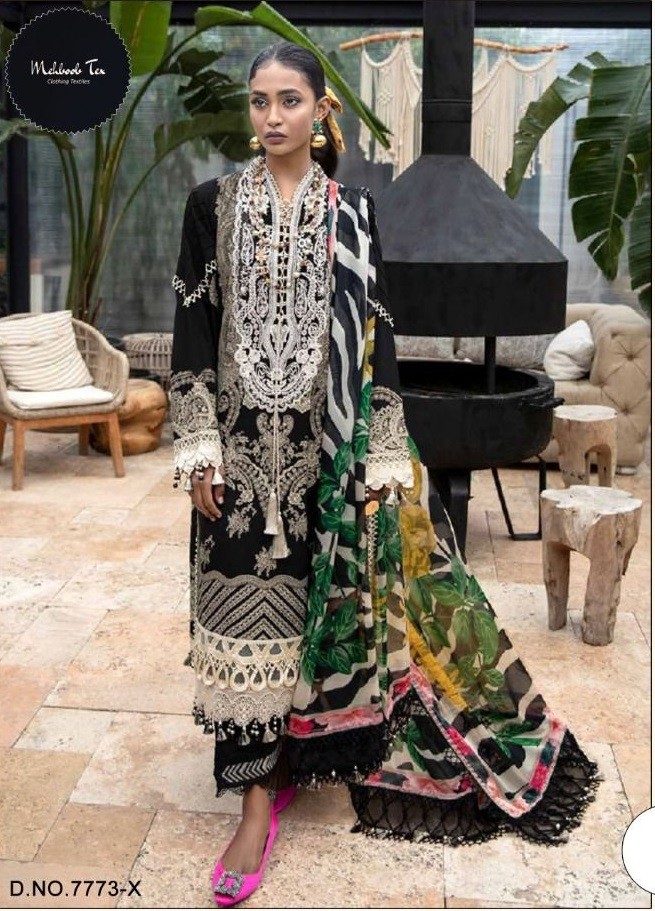 MEHBOOB TEX 7773 X SANA SAFINAZ VOL 1 COTTON PRINTED SUITS