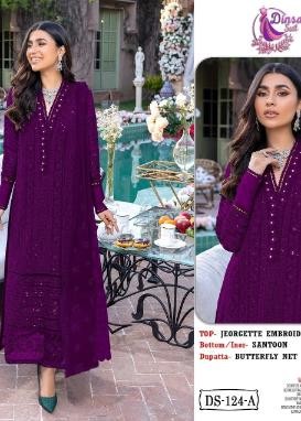 DINSAA SUIT DS 124 A PAKISTANI SUITS