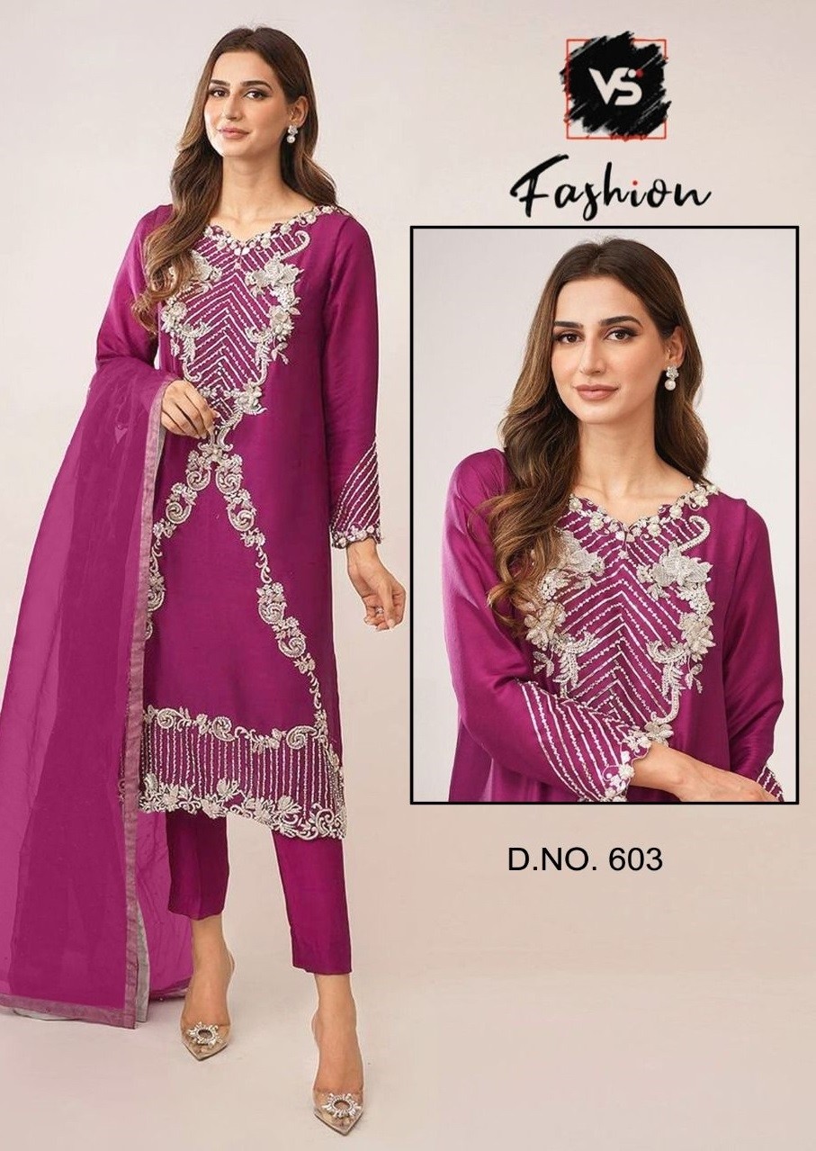 VS FASHION 603 PAKISTANI KURTIS SUPPLIER