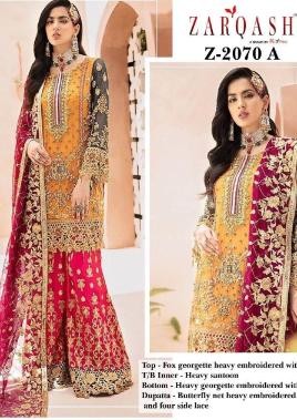 ZARQASH ADANS HITS 2 Z 2070 A SALWAR SUITS SINGLE PIECE