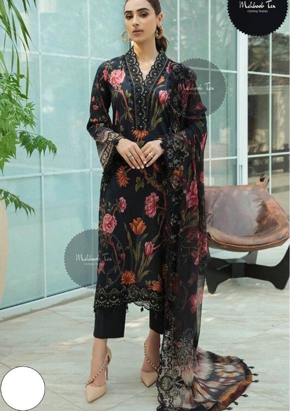 MEHBOOB TEX 7773 FIRDOUSE MUSLIN DUPATTA VOL 1 HIT DESIGN PAKISTANI SUITS