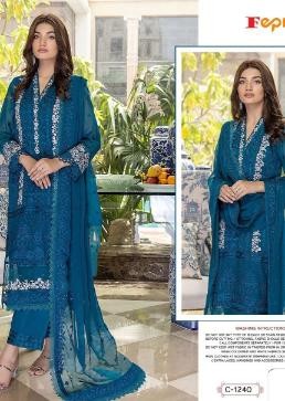 FEPIC ROSEMEEN C 1240 PAKISTANI SUITS SINGLE PIECE
