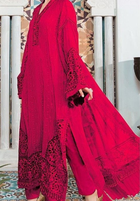 MULBERRIES PINK HIT COLOURS PAKISTANI SALWAR SUITS 
