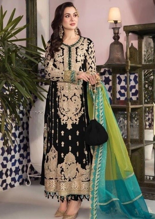 PARIZAAD STUDIO 9115 E LATEST PAKISTANI DRESS SINGLE