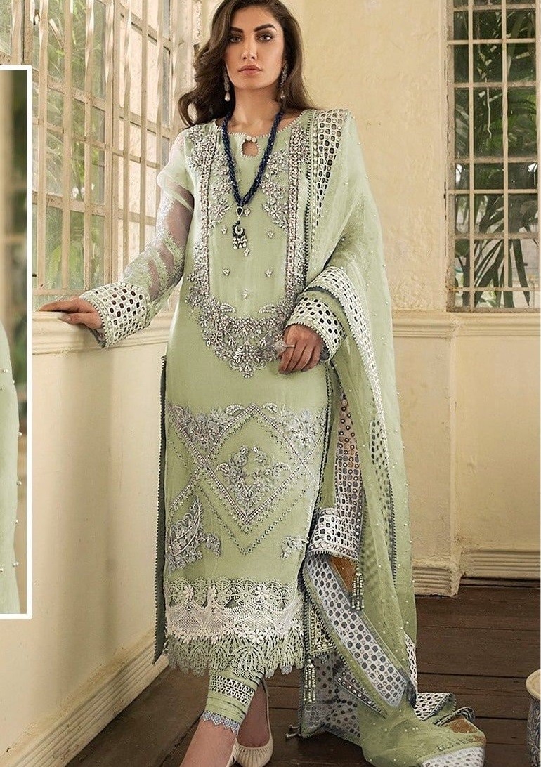 KALEESHA FASHION KF 118 A PAKISTANI SUIT WHOLESALE