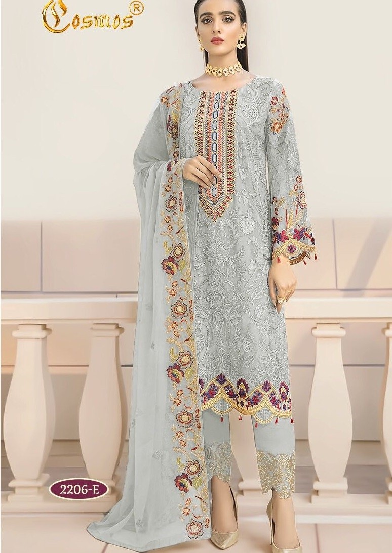 COSMOS 2206 E AAYRA VOL 22 GEORGETTE PAKISTANI SUITS DEALER ONLINE