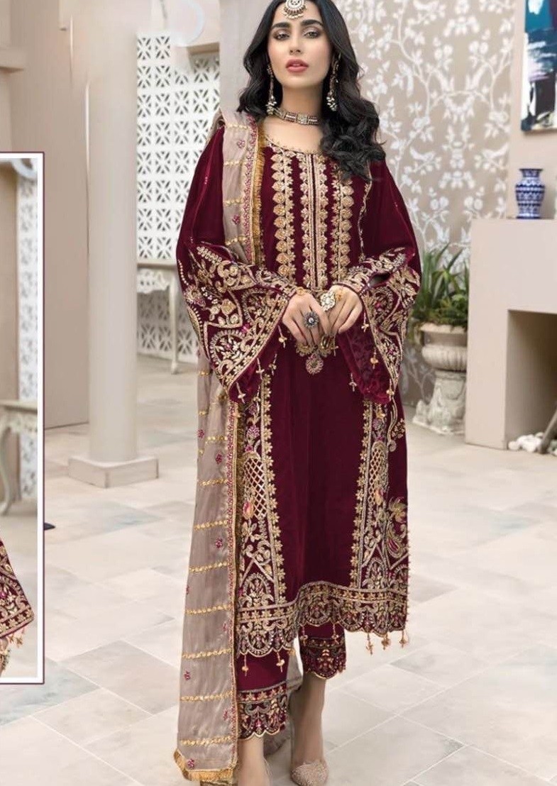 ZARQASH Z 2123 D RAD SALWAR KAMEEZ WHOLESALER SINGLE PIECE