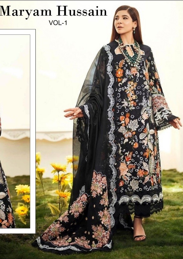 MEHBOOB TEX 7773 MARYAM HUSSAIN VOL 1 PAKISTANI DESIGNER SUITS