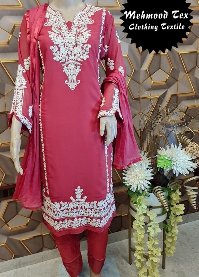 MEHMOOD TEX VOL 7 PINK WHOLESALER PAKISTANI KURTIS