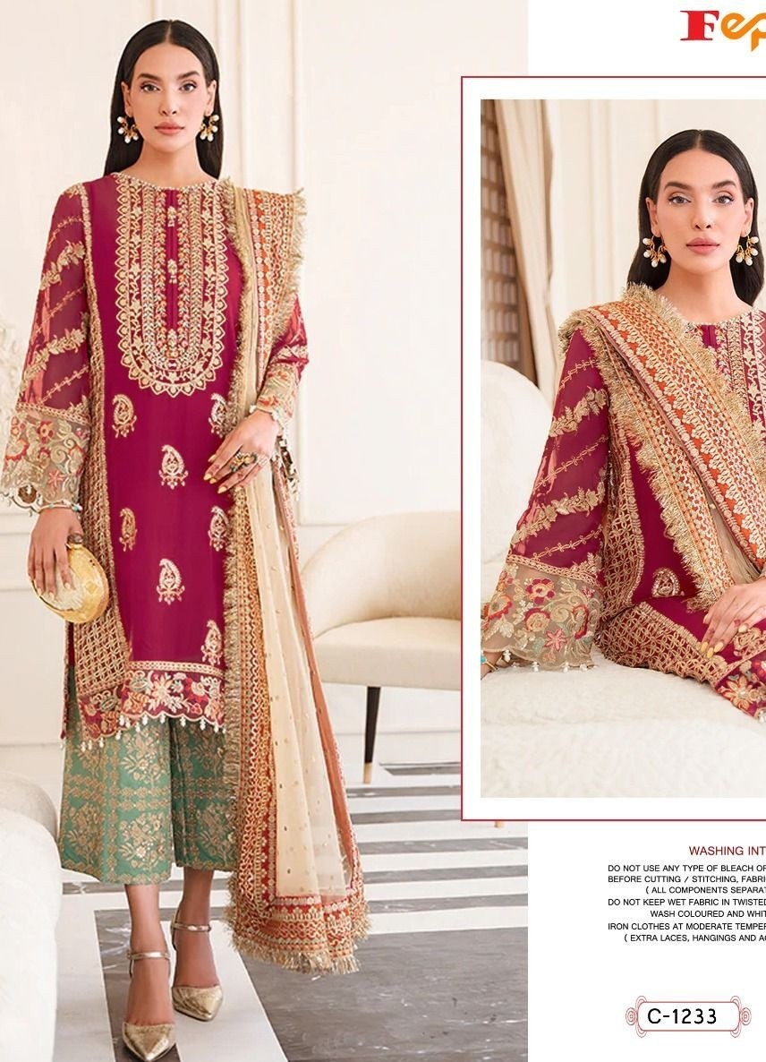 FEPIC ROSEMEEN C 1233 PAKISTANI SUIT WITH PRICE