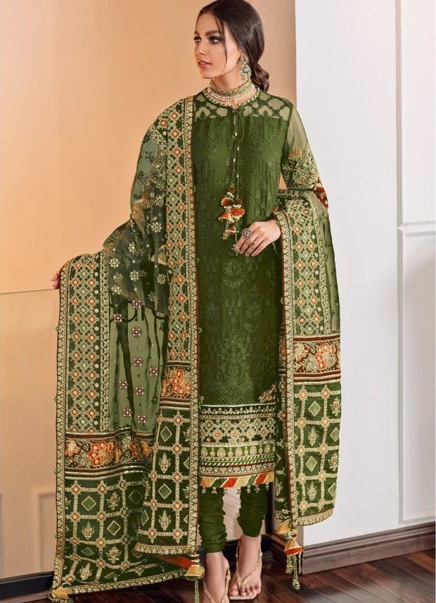 KALEESHA FASHION KF 129 C PAKISTANI SUITS ONLINE SHOP