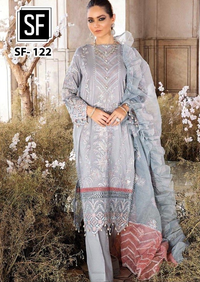 SF 122 PAKISTANI SALWAR SUITS WHOLESALER