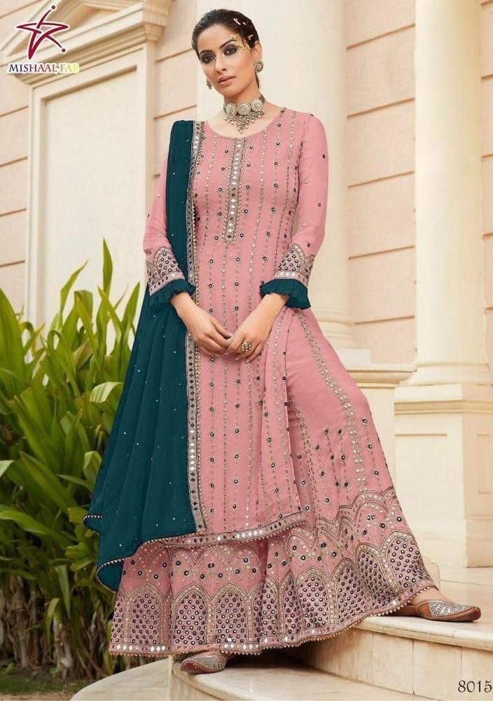MISHAAL FAB 8015 HIT COLLECTION PAKISTANI SUITS
