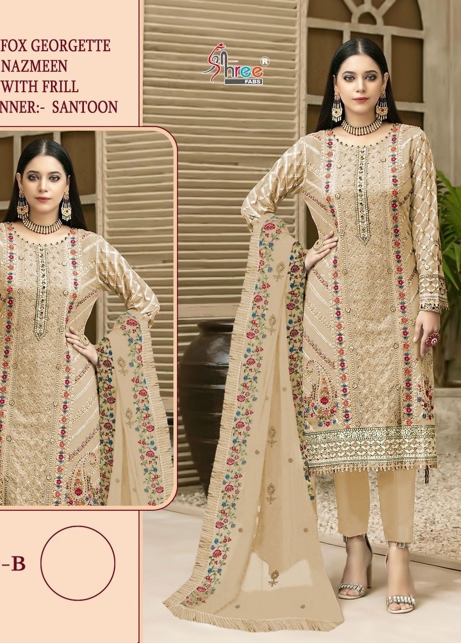SHREE FABS S 549 B PAKISTANI SUIT SINGLE PIECE ONLINE SHOPPING