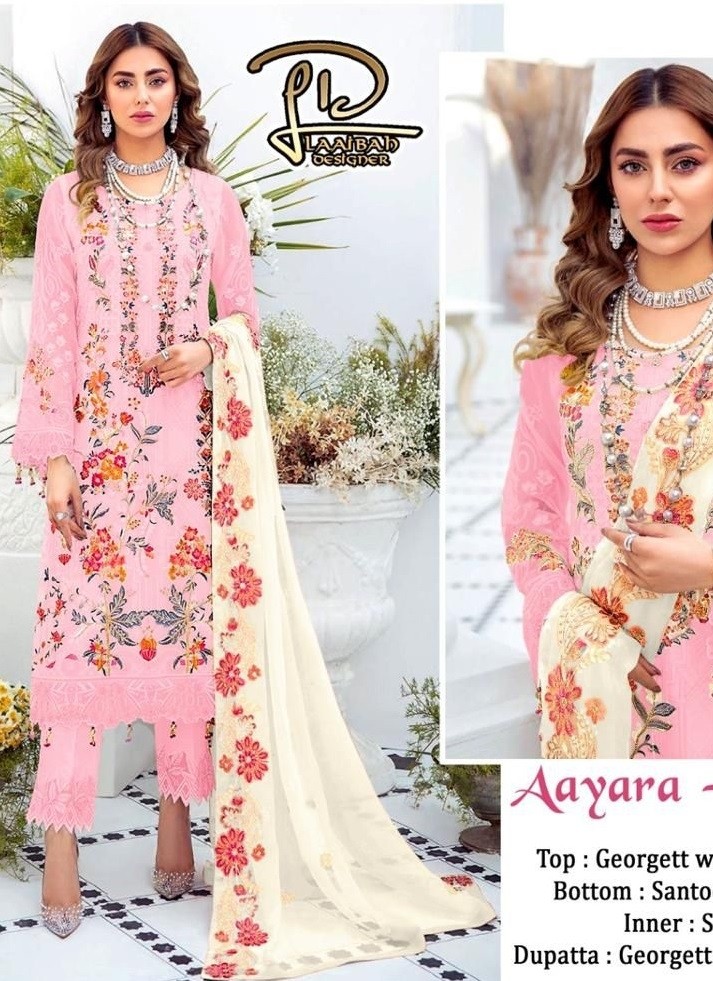 LAAIBAH DESIGNER AAYARA 32 B PAKISTANI SUITS MANUFACTURER
