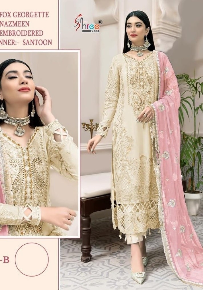 SHREE FABS S 552 B PAKISTANI DRESS WHOLESALER