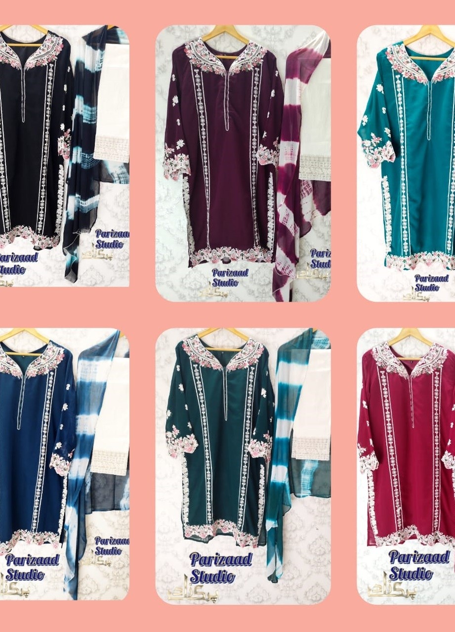 PRIZAAD STUDIO PZ 17 A TO 17 F SINGLE PIECE KURTIS