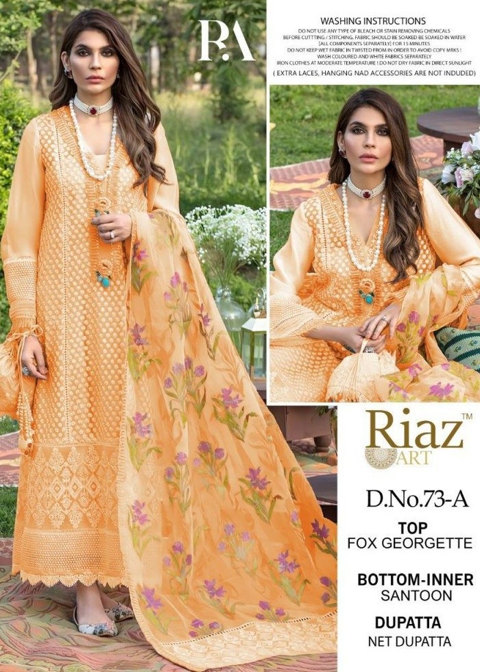 RIAZ ART 73 A PAKISTANI SUITS ONLINE