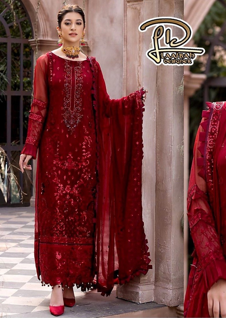 LAAIBAH DESIGNER AAYARA 35 SALWAR SUITS WHOLESALER