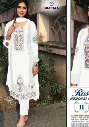 SHANAYA ROSE WEDDING COLLECTION S 54 H PAKISTANI SUITS WHOLESALE