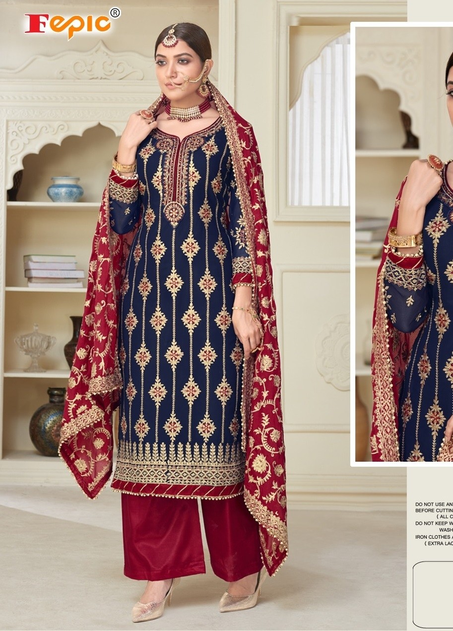 FEPIC MOHTAZ M 104 PAKISTANI SUITS AVAILABALE WHOLESALER