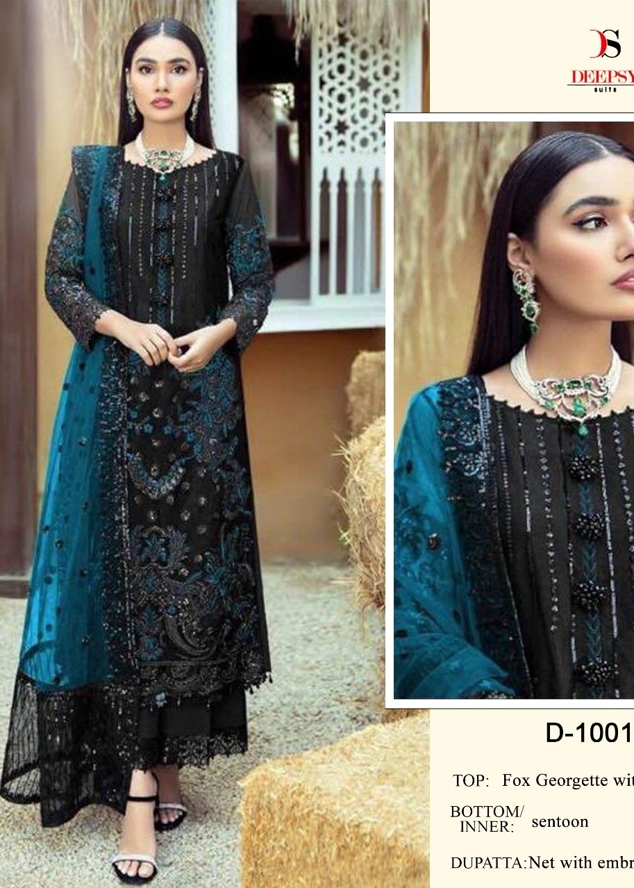 DEEPSY SUITS D 1001 D PAKISTANI SALWAR SUITS WHOLESALE IN INDIA