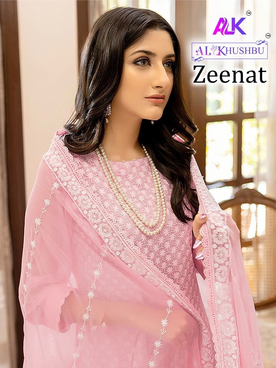 AL KHUSHBU ZEENAT ALK 3012 TO 3016 PAKISTANI SUITS SINGLE PIECE