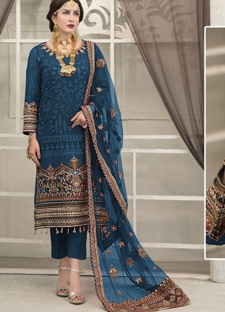 G ZAHRA 4555 D PAKISTANI SUITS SINGLE ONLINE