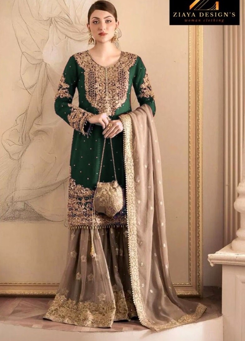 ZIAYA DESIGNS 1125A TO 1125C BEST PAKISTANI SUITS