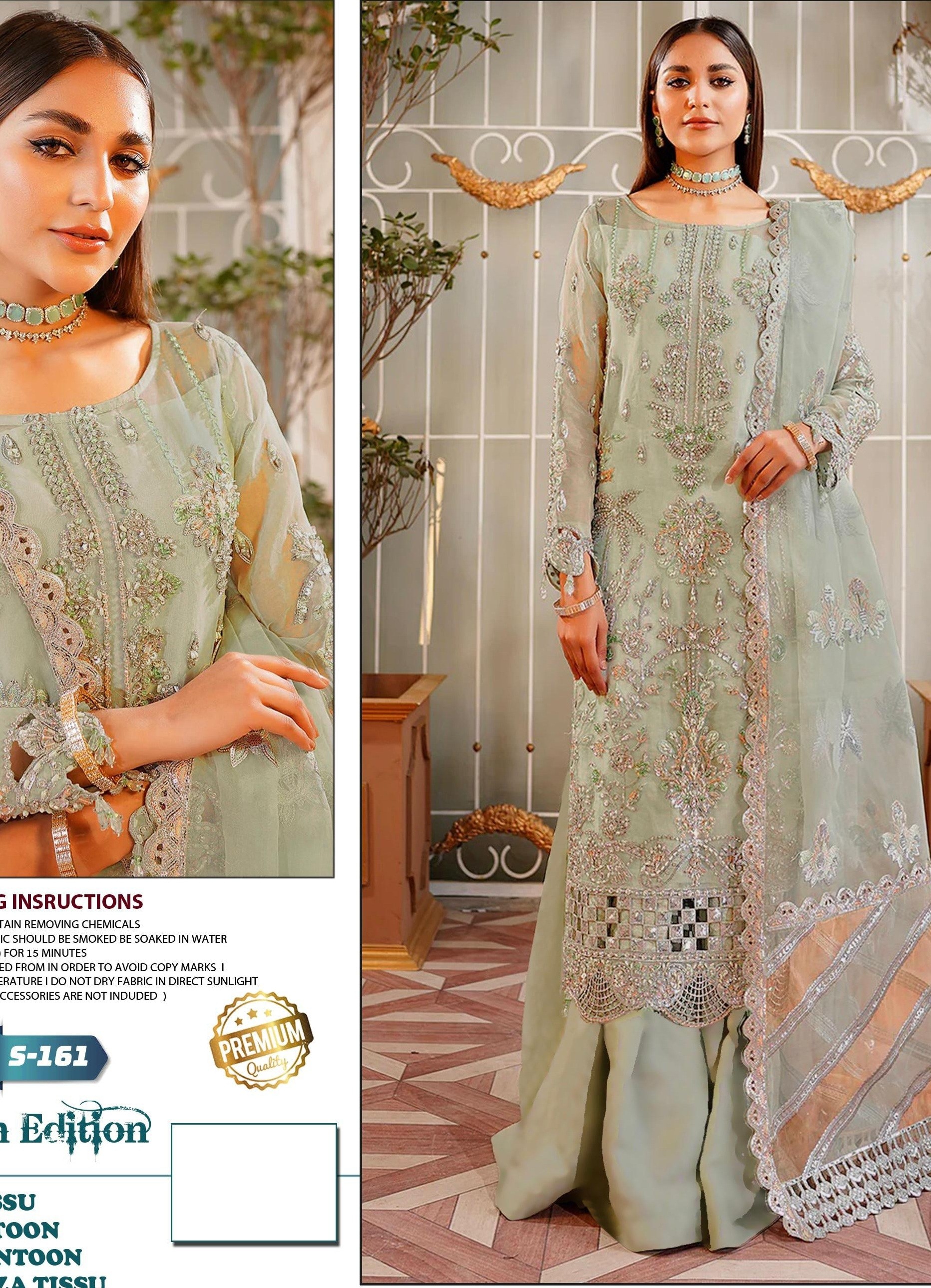 SHANAYA ROSE PREMIUM EDITION S 161 PAKISTANI SUITS WHOLESALE