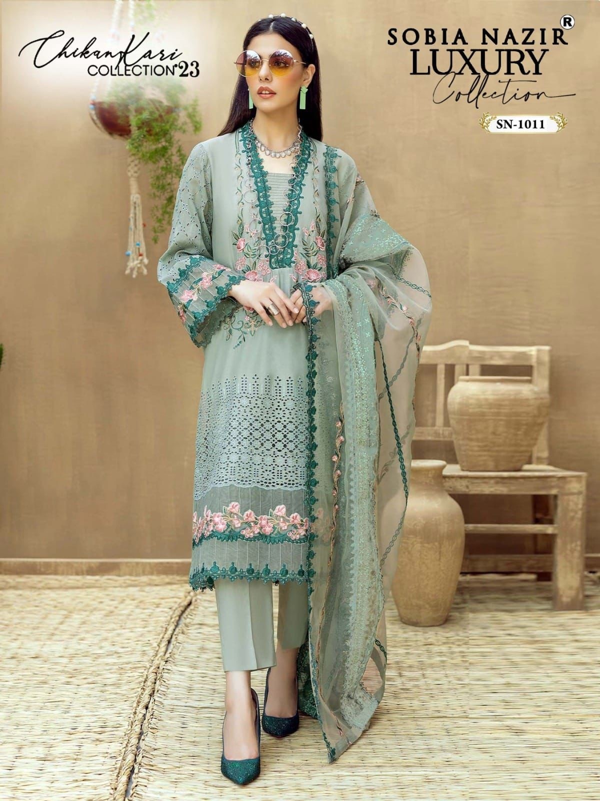 SOBIA NAZIR LUXURY SN 1011 PAKISTANI DESIGNER SUITS