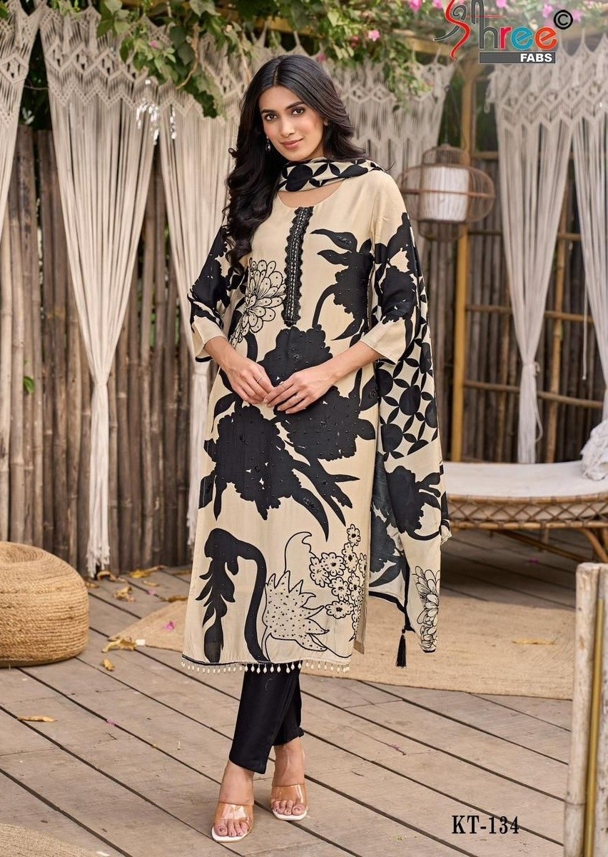 SHREE FABS KT 134 PAKISTANI SUITS WHOLESALE