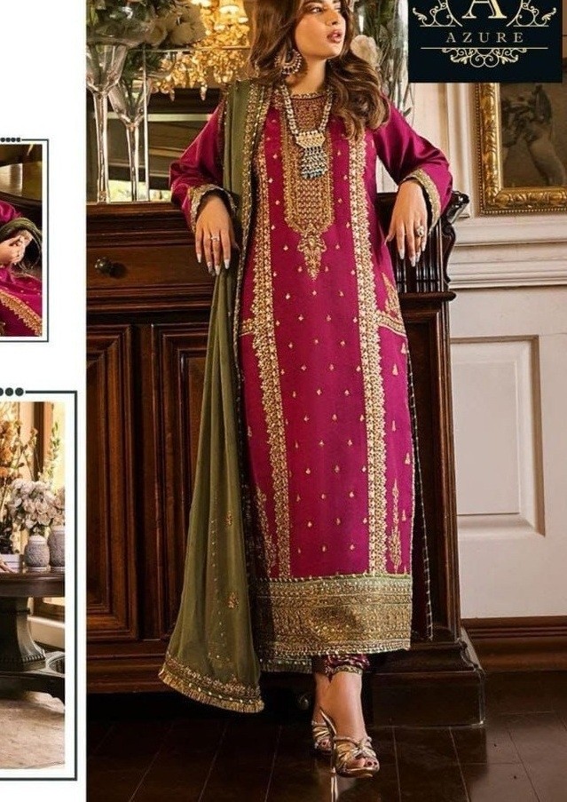 AZURE 13092 PAKISTANI SUITS SINGLE PIECE