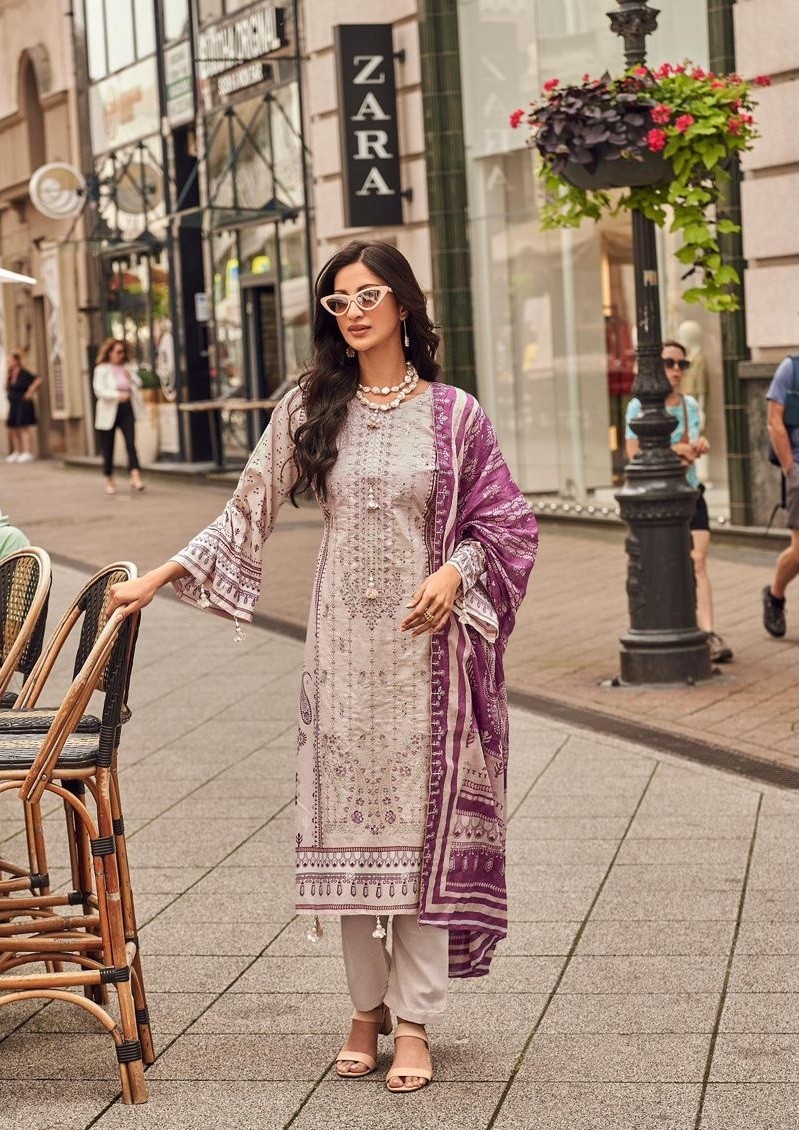 JIHAN 3215 BIN SAEED LAWN COLLECTION VOL 14 LATEST SALWAR SUITS    